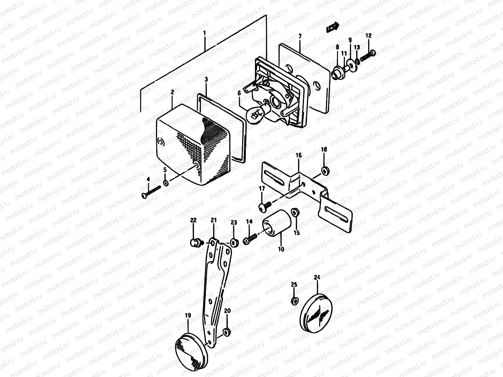 26 - REAR COMBINATION LAMP