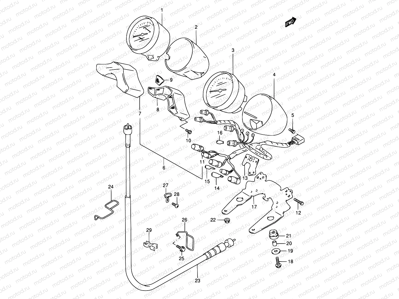 26 - SPEEDOMETER (MODEL S)