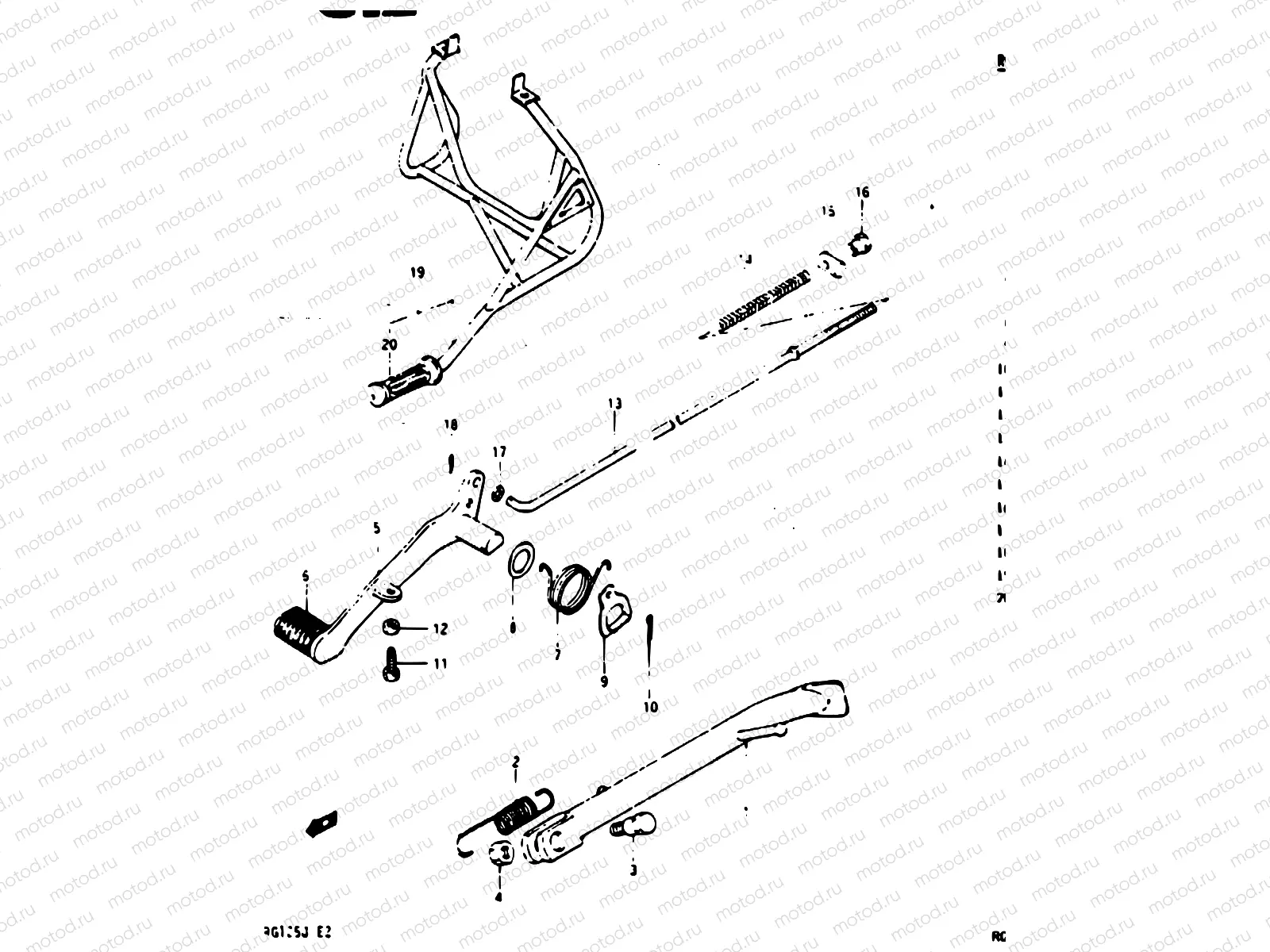 26 - STAND - REAR BRAKE