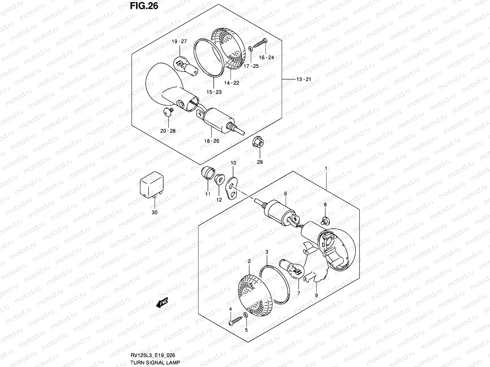 26 - TURN SIGNAL LAMP