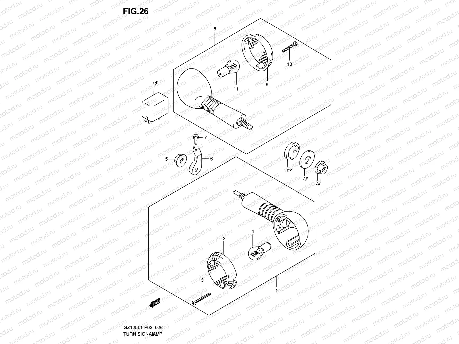 26 - TURN SIGNAL LAMP