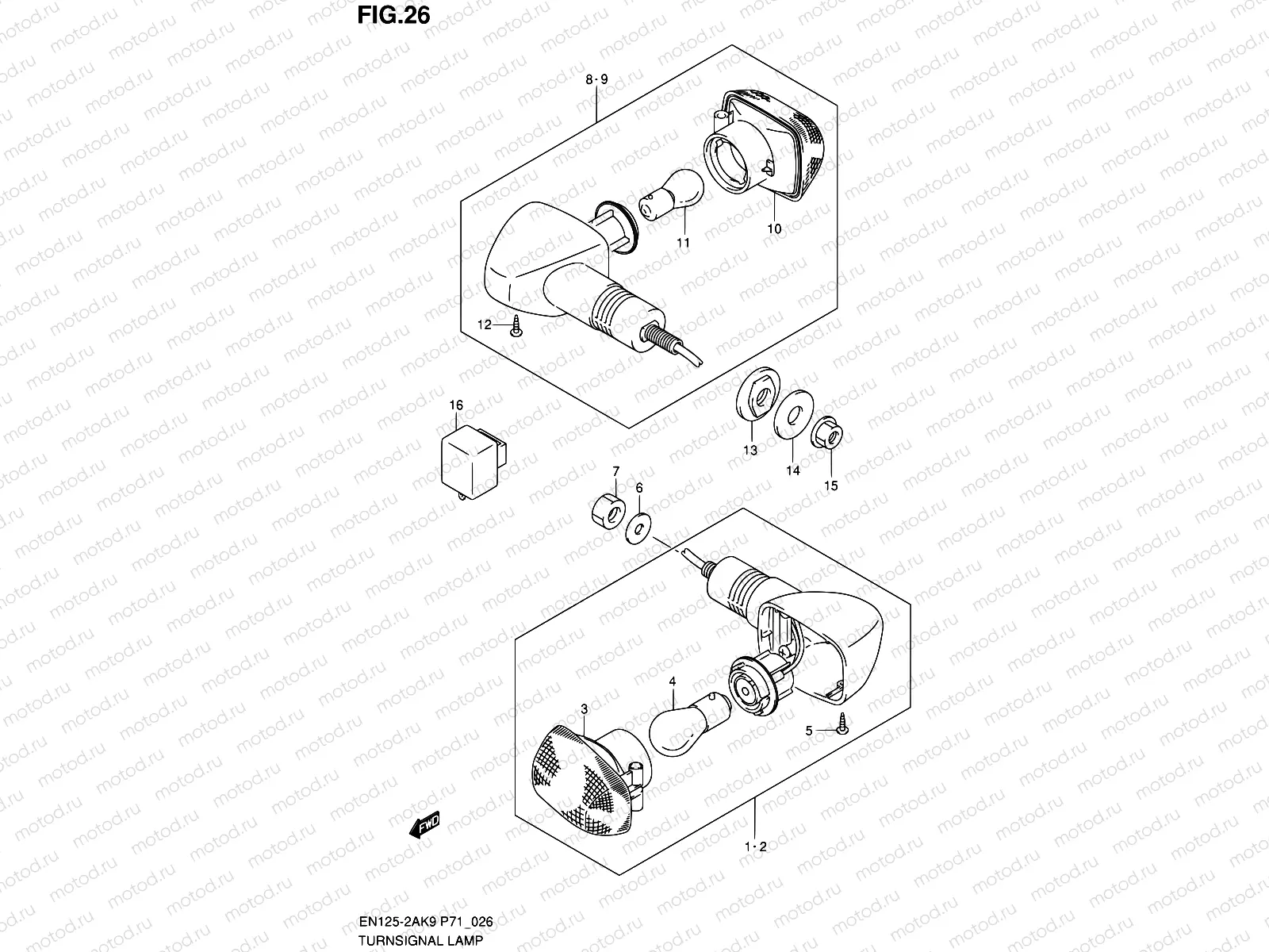 26 - TURN SIGNAL LAMP
