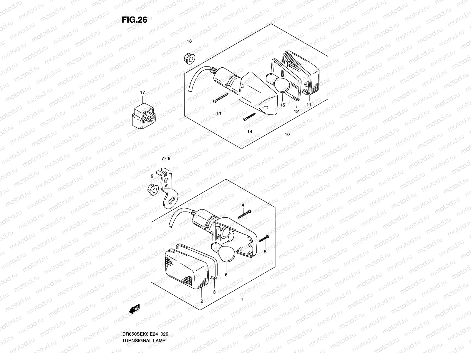 26 - TURN SIGNAL LAMP