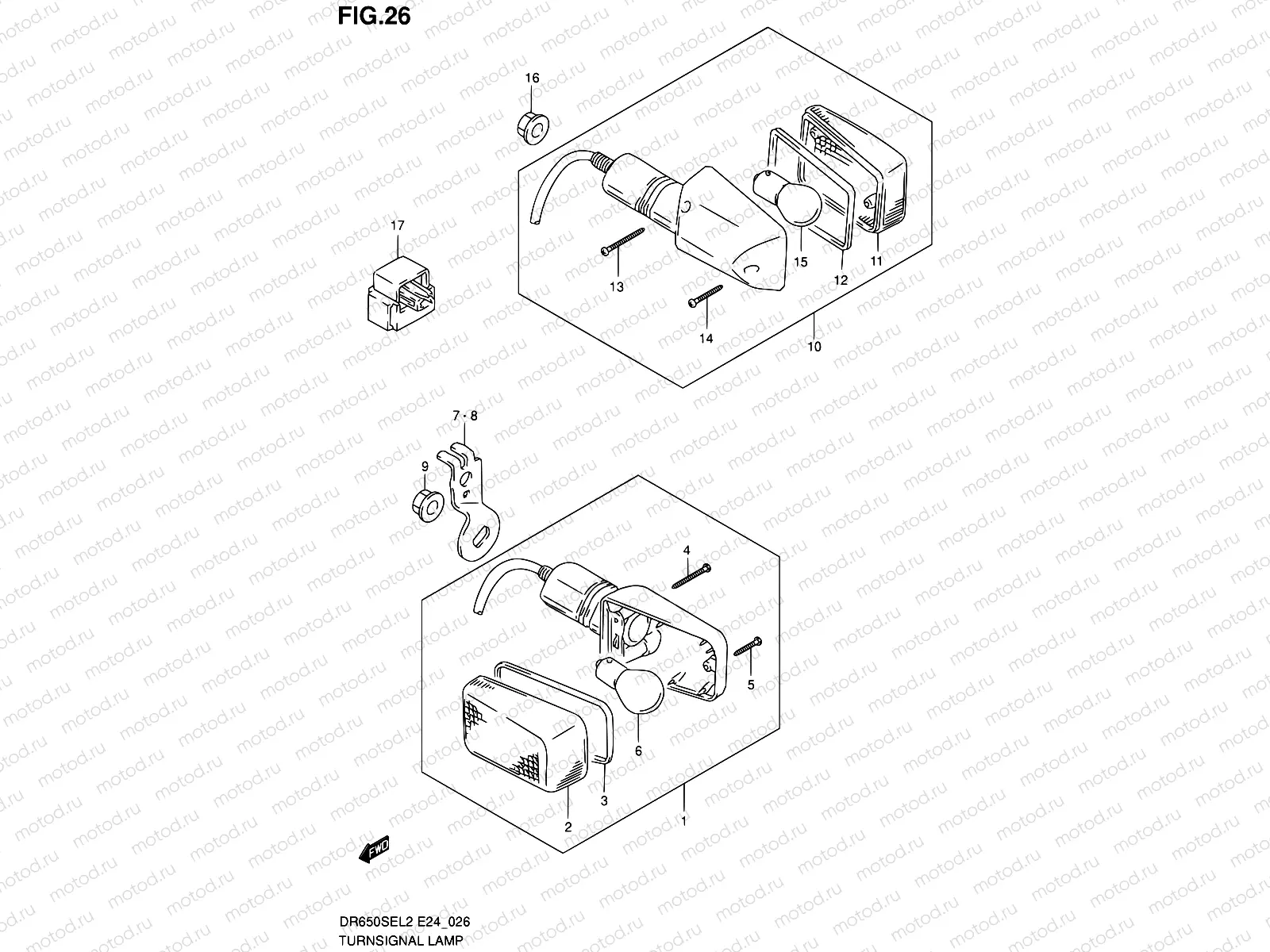 26 - TURN SIGNAL LAMP