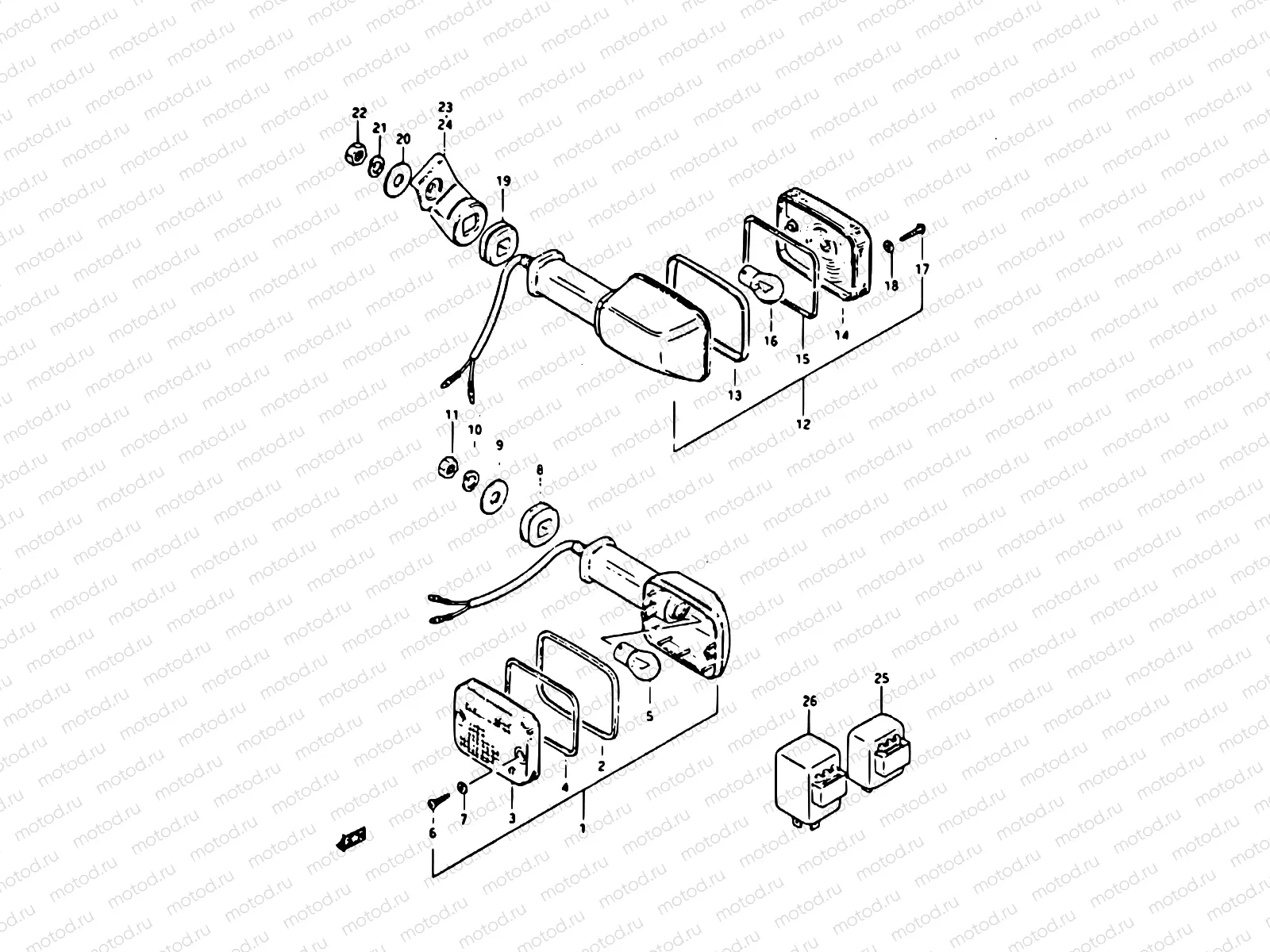 26 - TURN SIGNAL LAMP