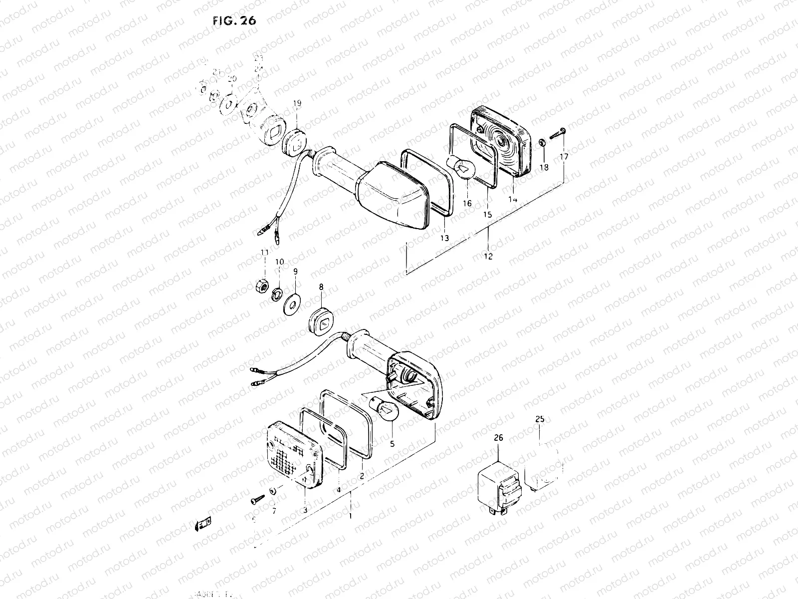 26 - TURN SIGNAL LAMP