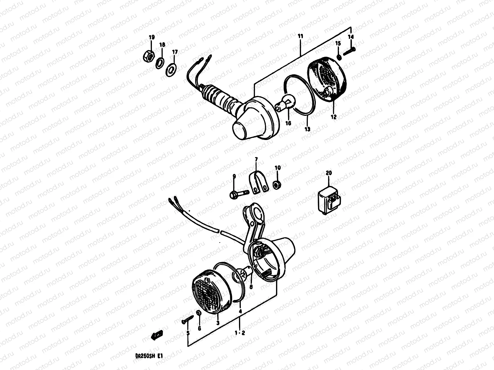 26 - TURN SIGNAL LAMP (E02)