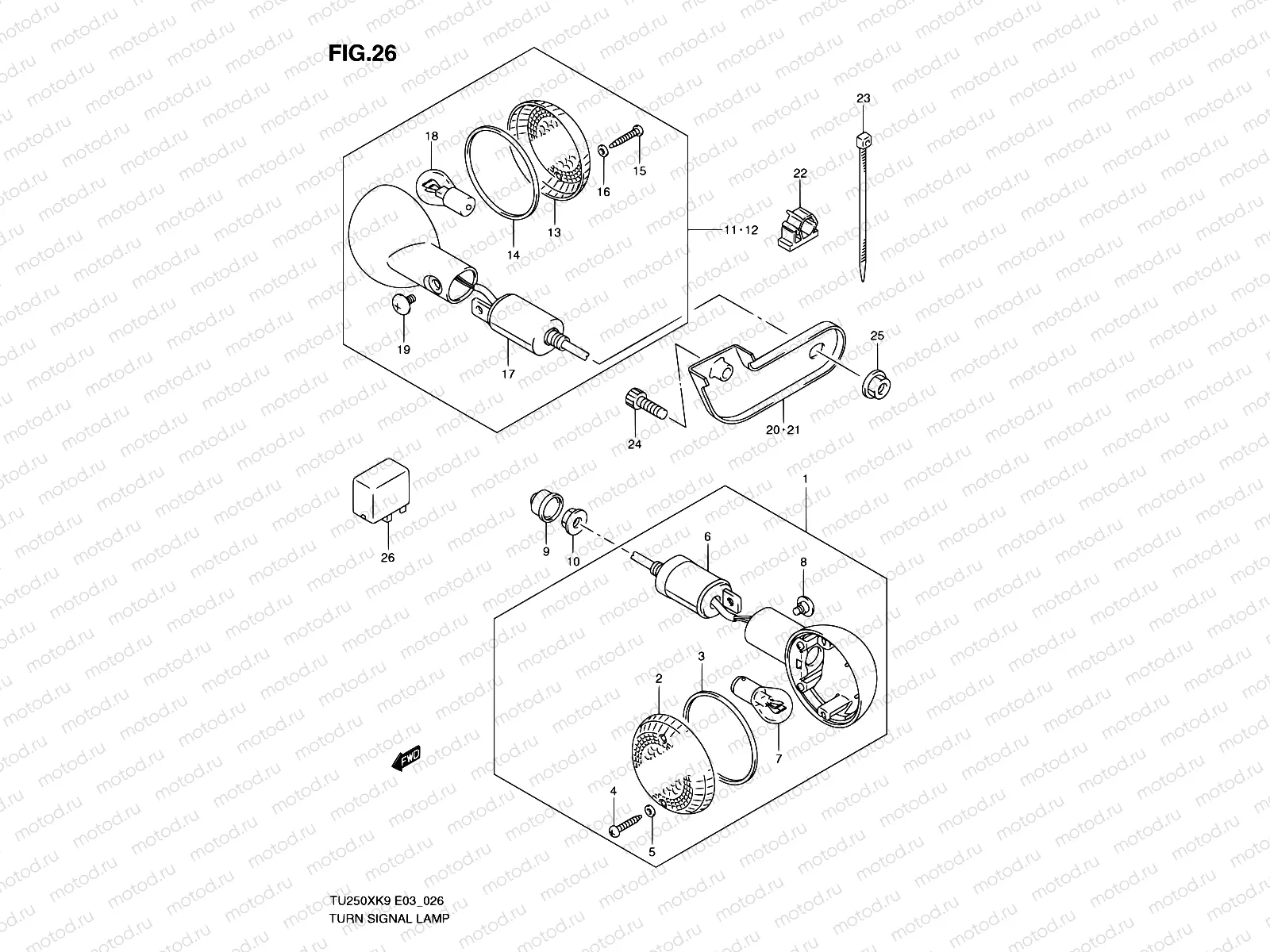 26 - TURNSIGNAL LAMP