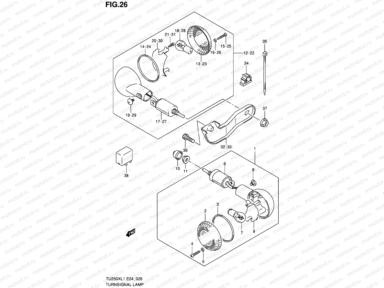 26 - TURNSIGNAL LAMP