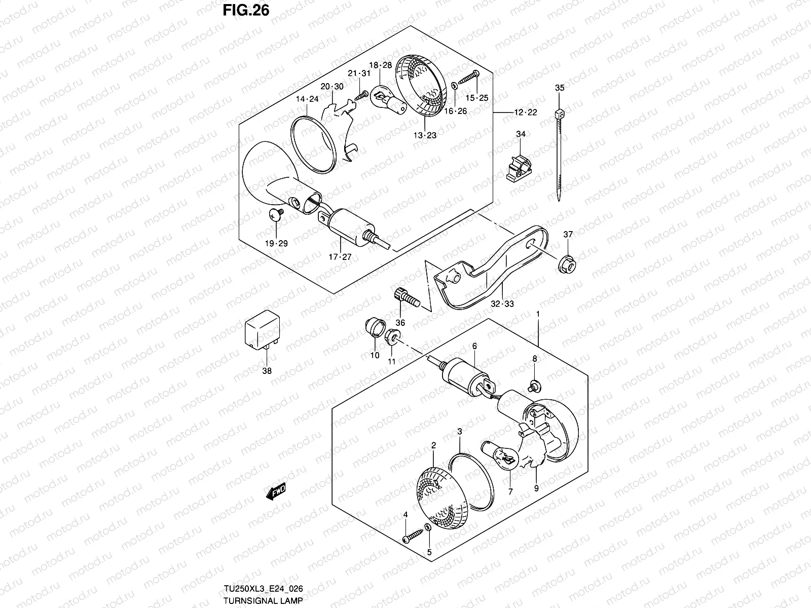 26 - TURNSIGNAL LAMP