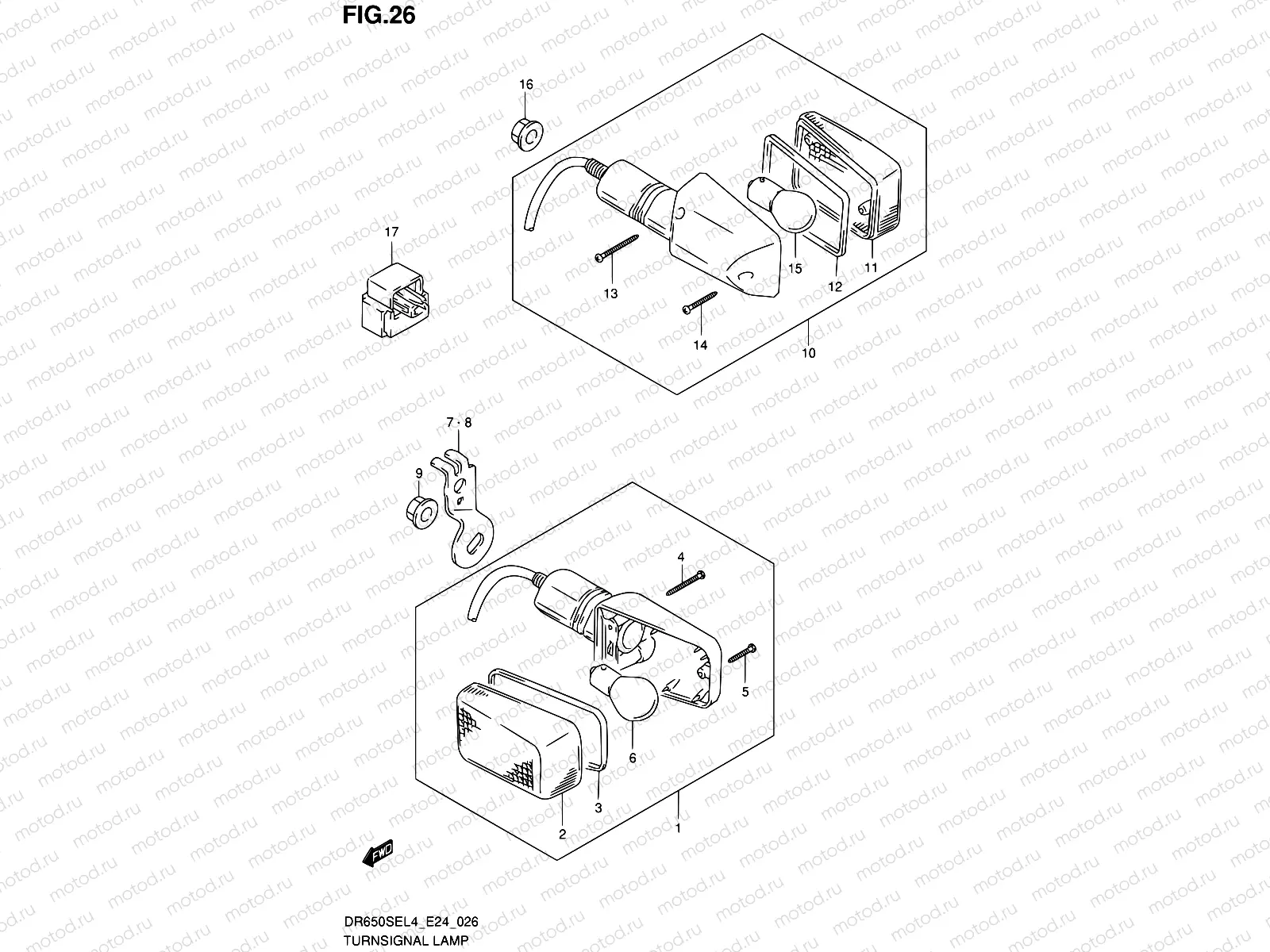 26 - TURNSIGNAL LAMP