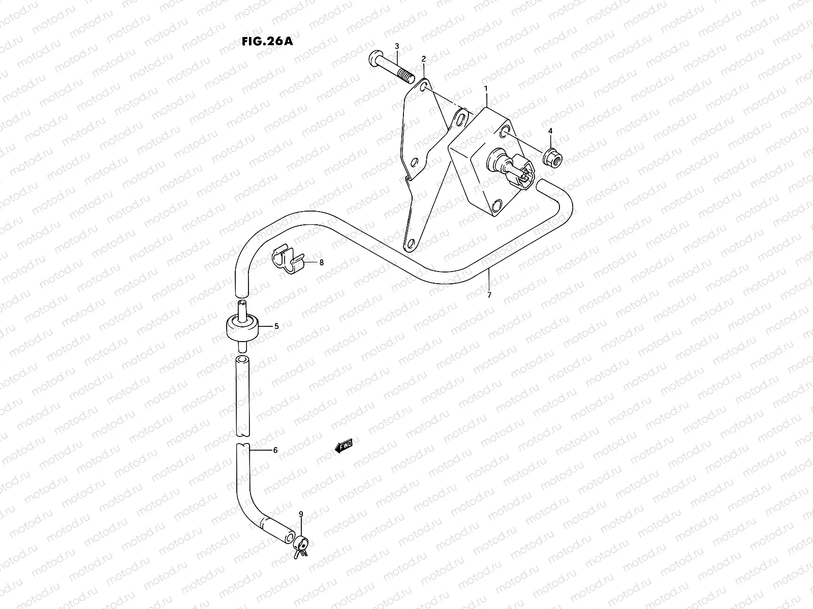 26A - BOOST SENSOR (MODEL K/L/M/N/P/R/S)