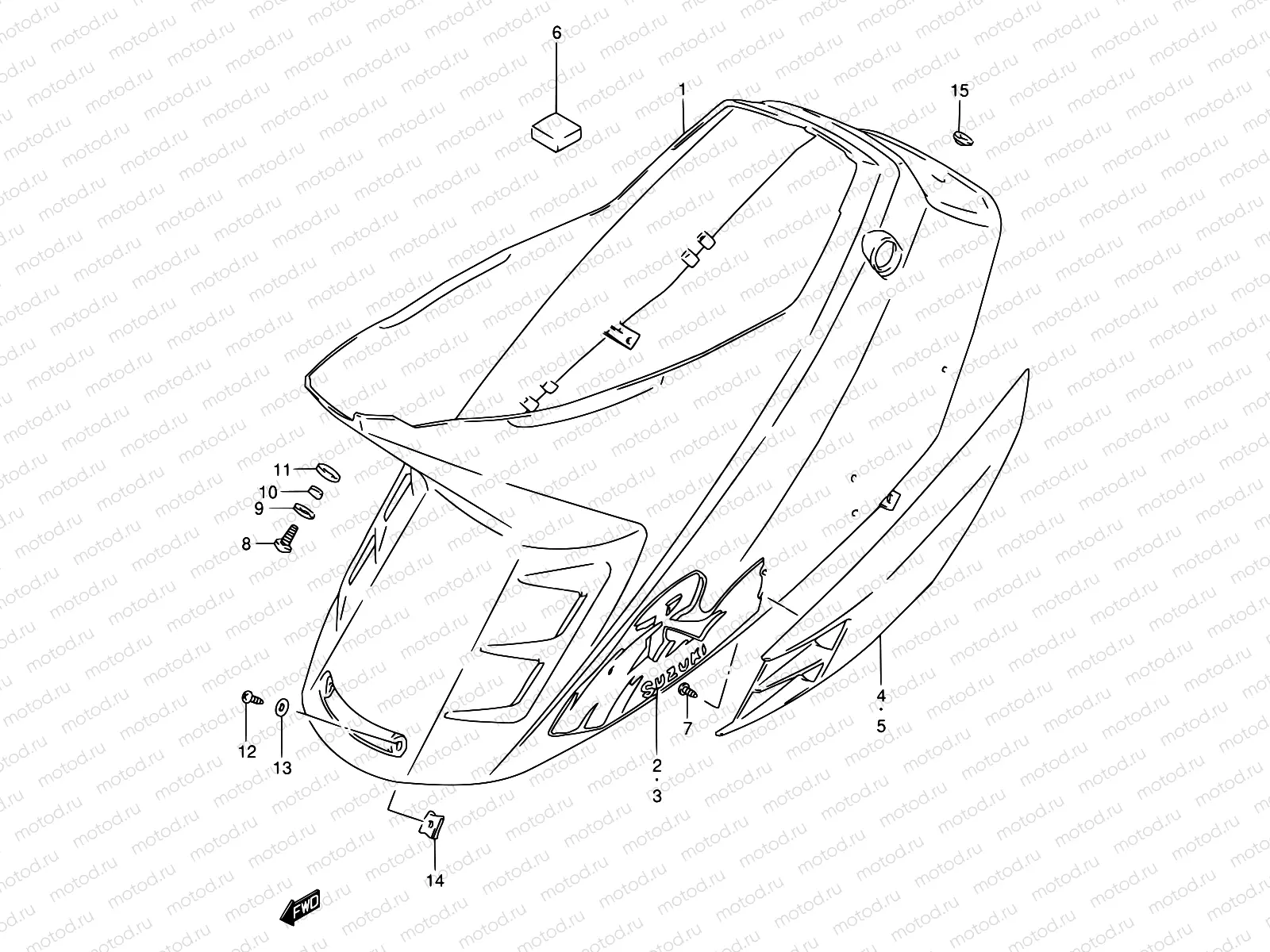 26A - FRAME COVER (AE50RP/RR/RS)
