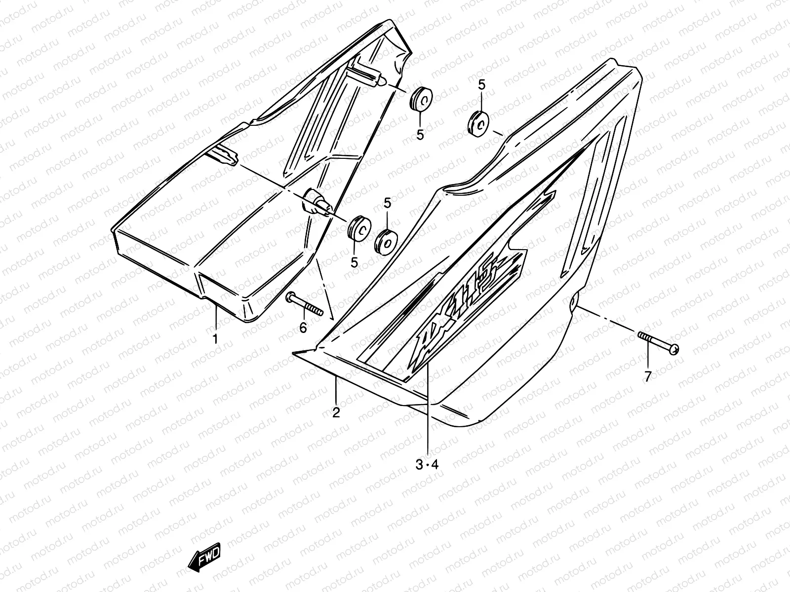 26A - FRAME COVER (MODEL X/Y)