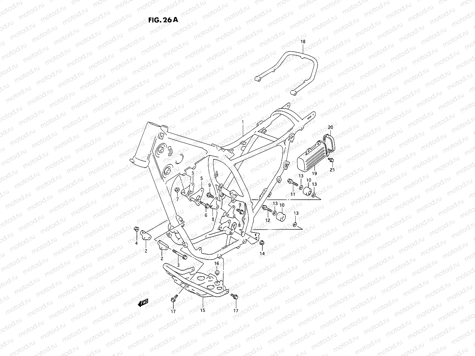 26A - FRAME (MODEL M/N/P)