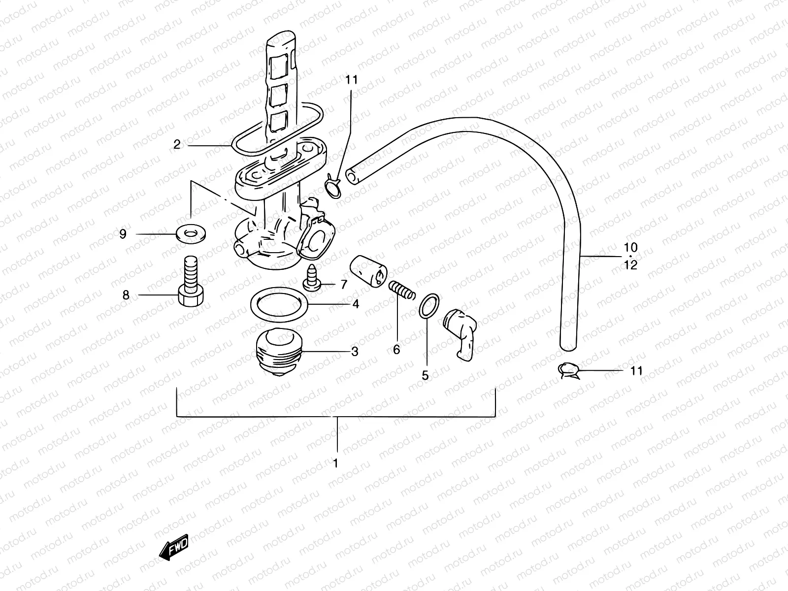 26A - FUEL COCK (TS185ERCV P09)