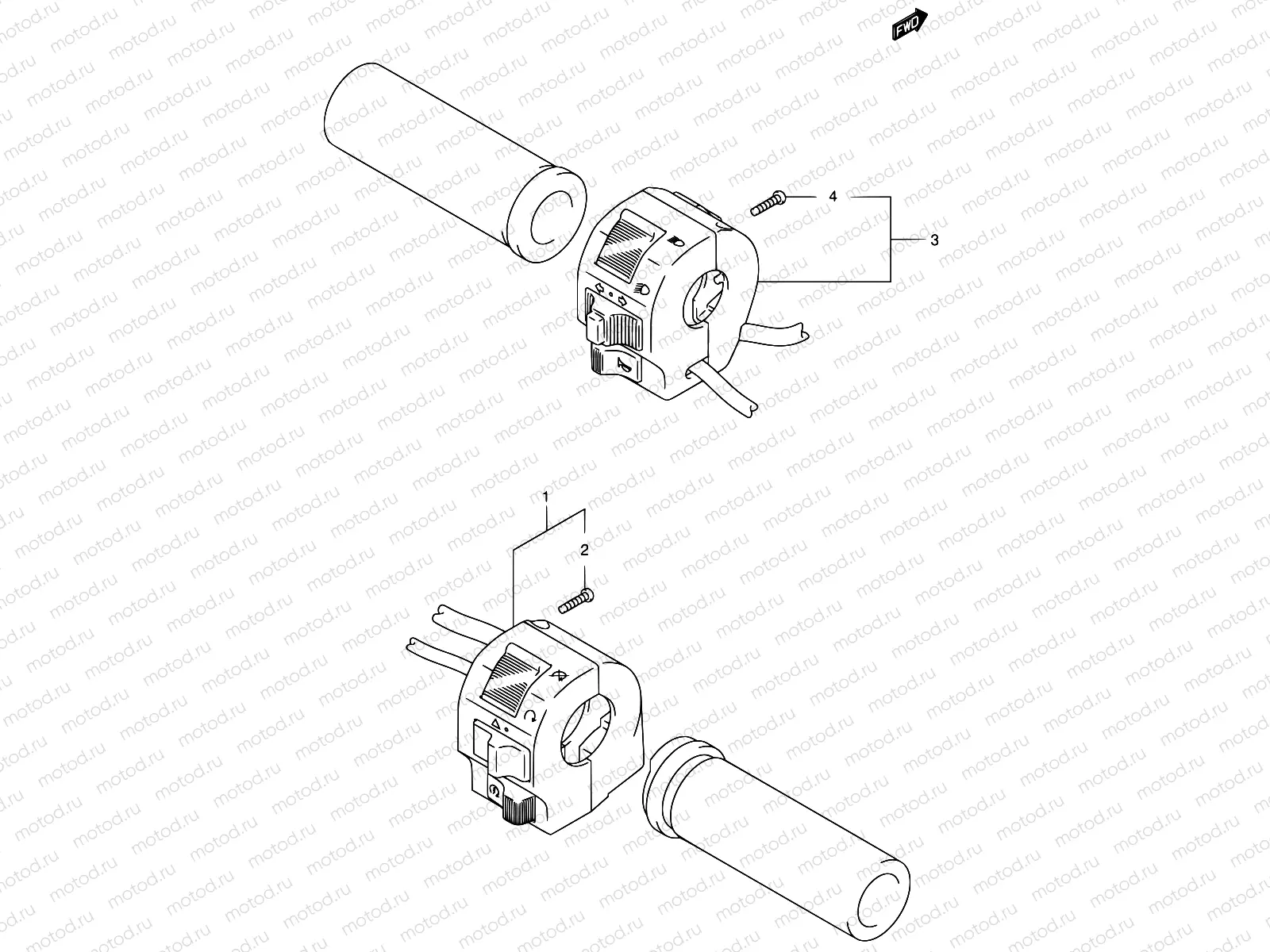 26A - HANDLE SWITCH (MODEL K4)