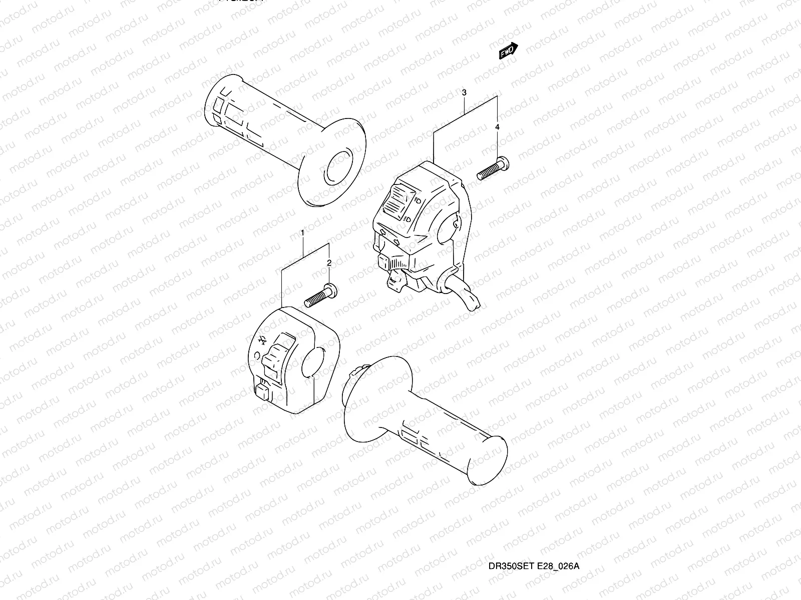 26A - HANDLE SWITCH (MODEL T)