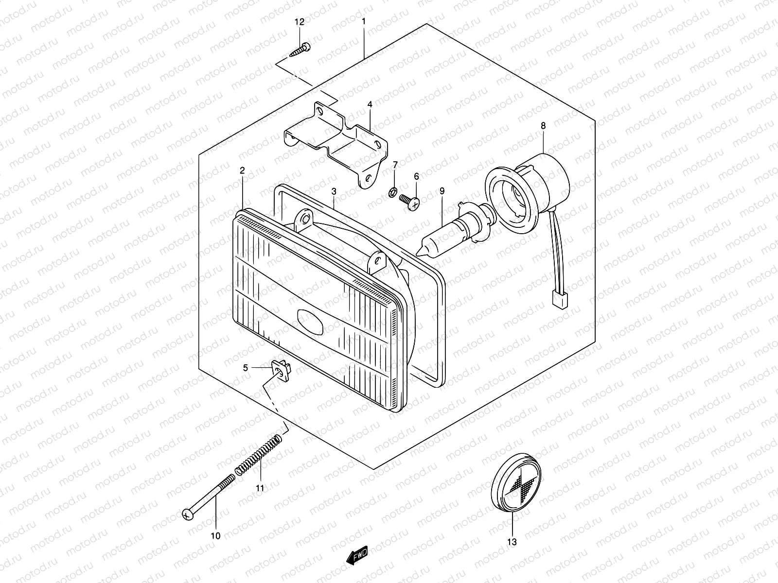 26A - HEADLAMP (MODEL K2/K3/K4/K5)