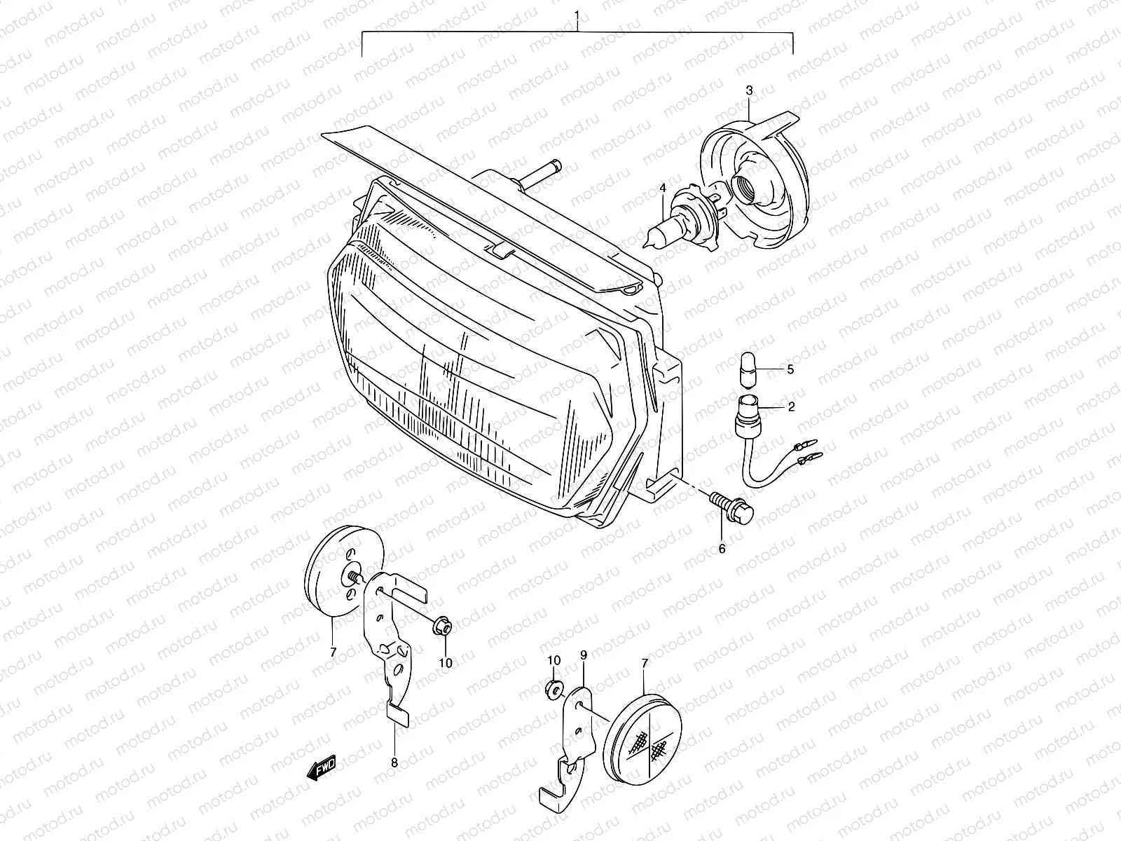26A - HEADLAMP (MODEL S)