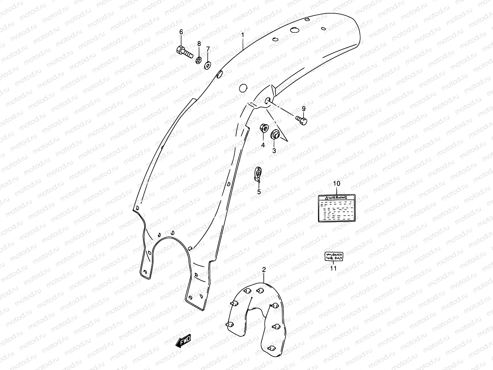 26A - REAR FENDER (MODEL Y)
