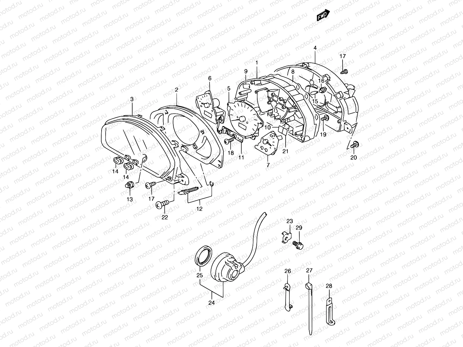 26A - SPEEDOMETER (MODEL Y)