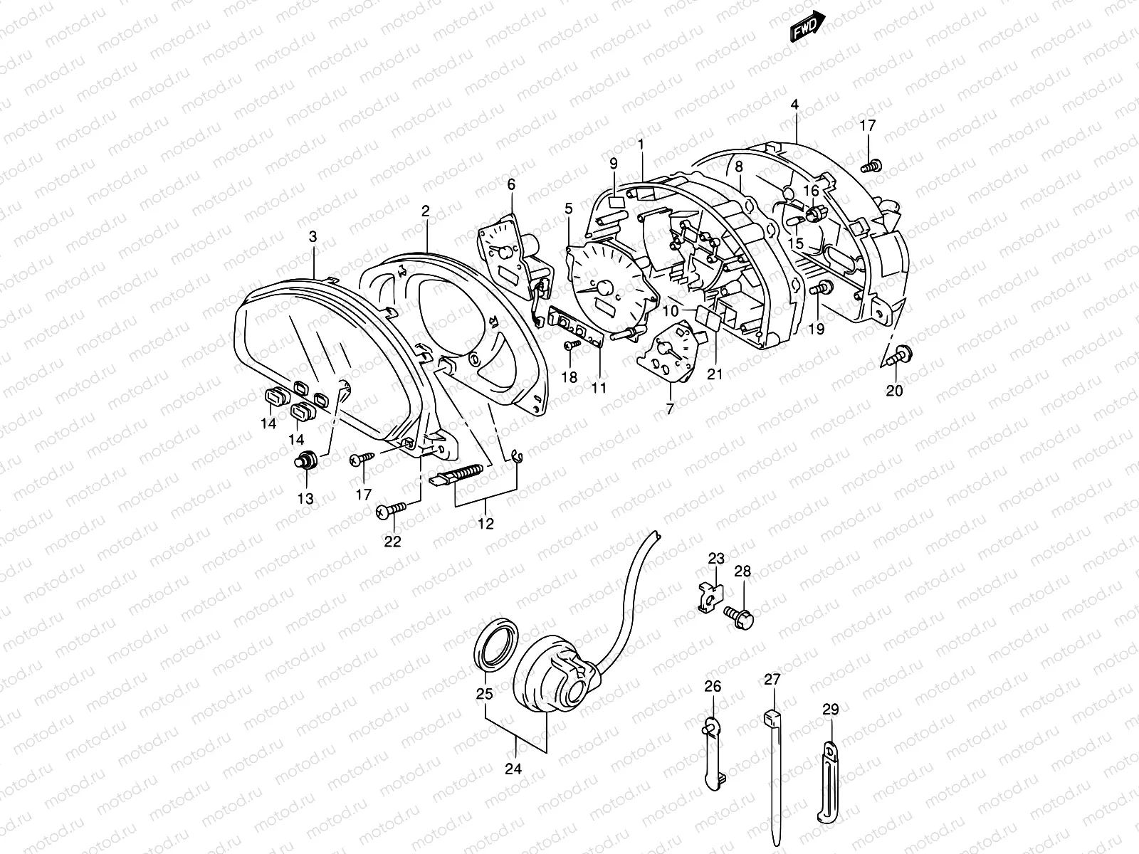 26A - SPEEDOMETER (MODEL Y)