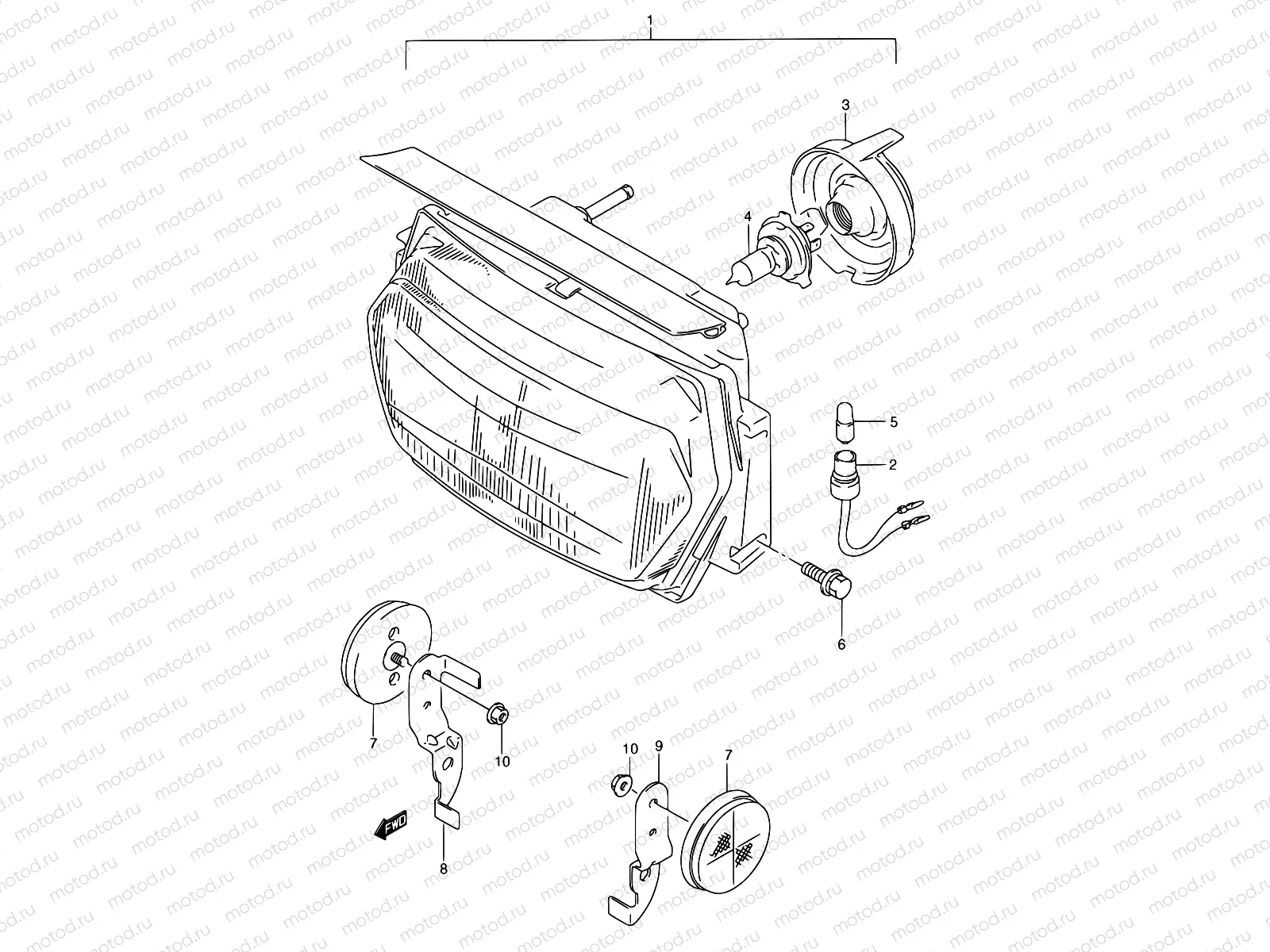 26B - HEADLAMP (MODEL T)
