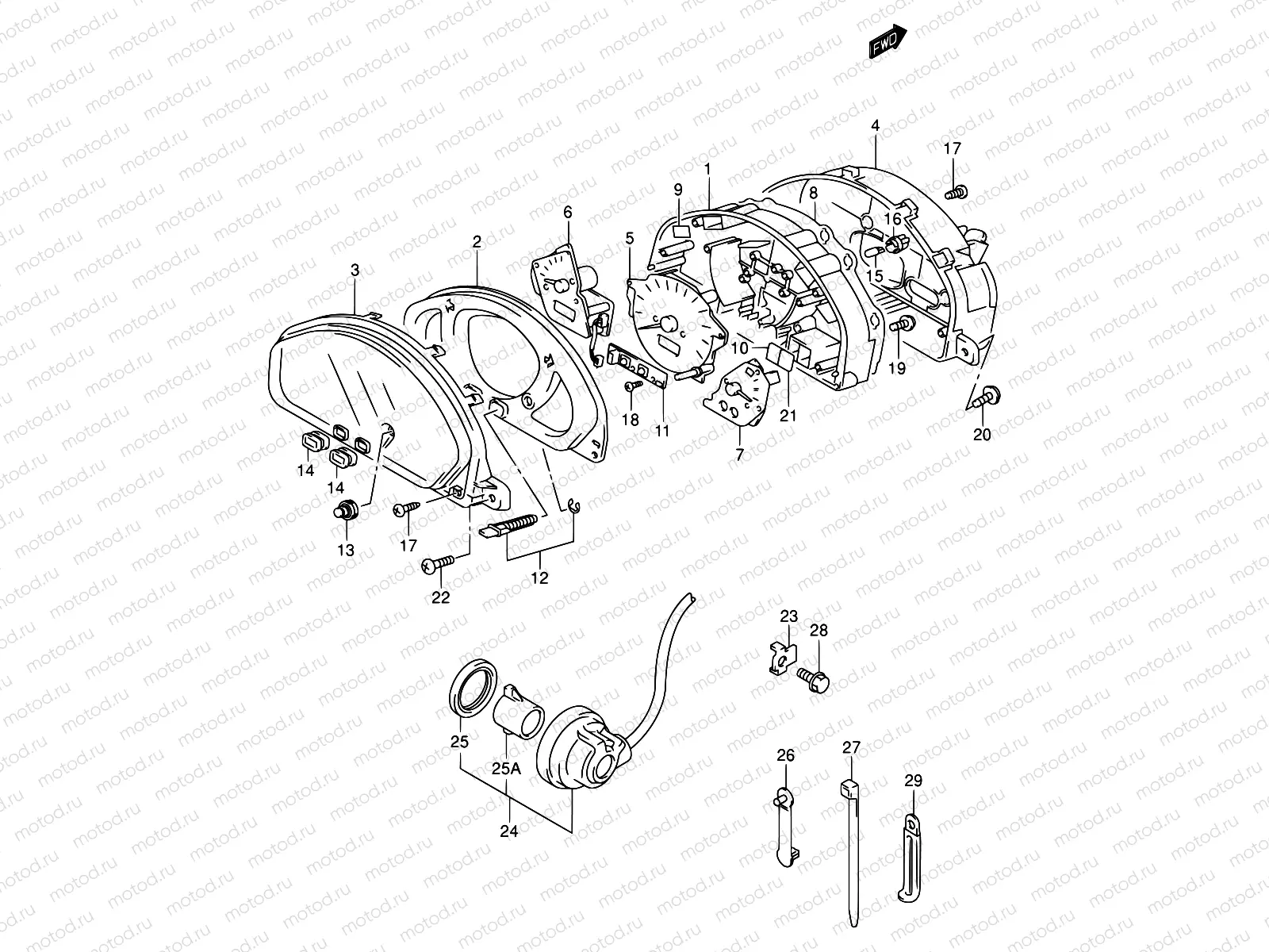26B - SPEEDOMETER (MODEL K1/K2)