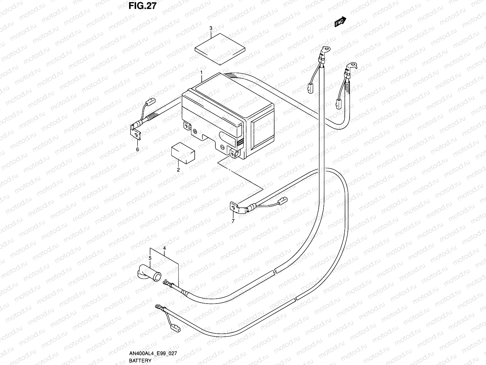 27 - BATTERY (AN400AL4 E99)
