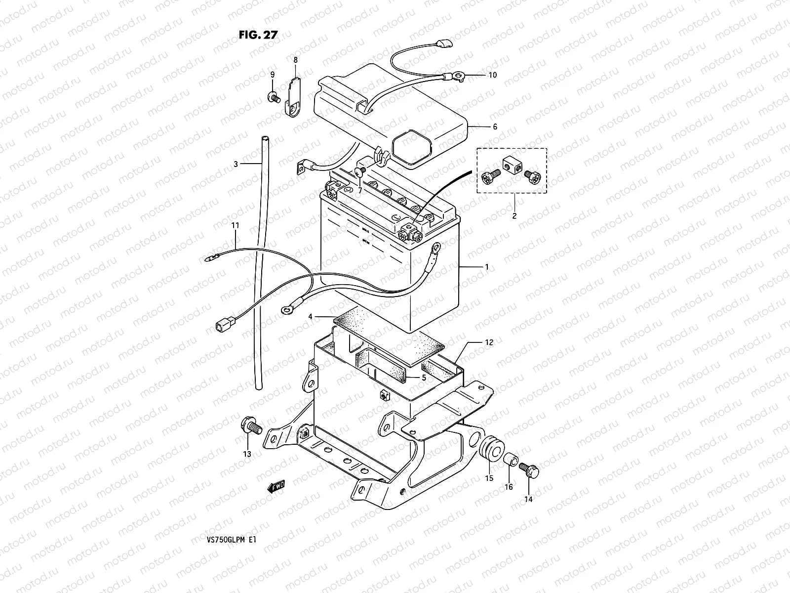 27 - BATTERY (MODEL G/H/J/K/L/M)