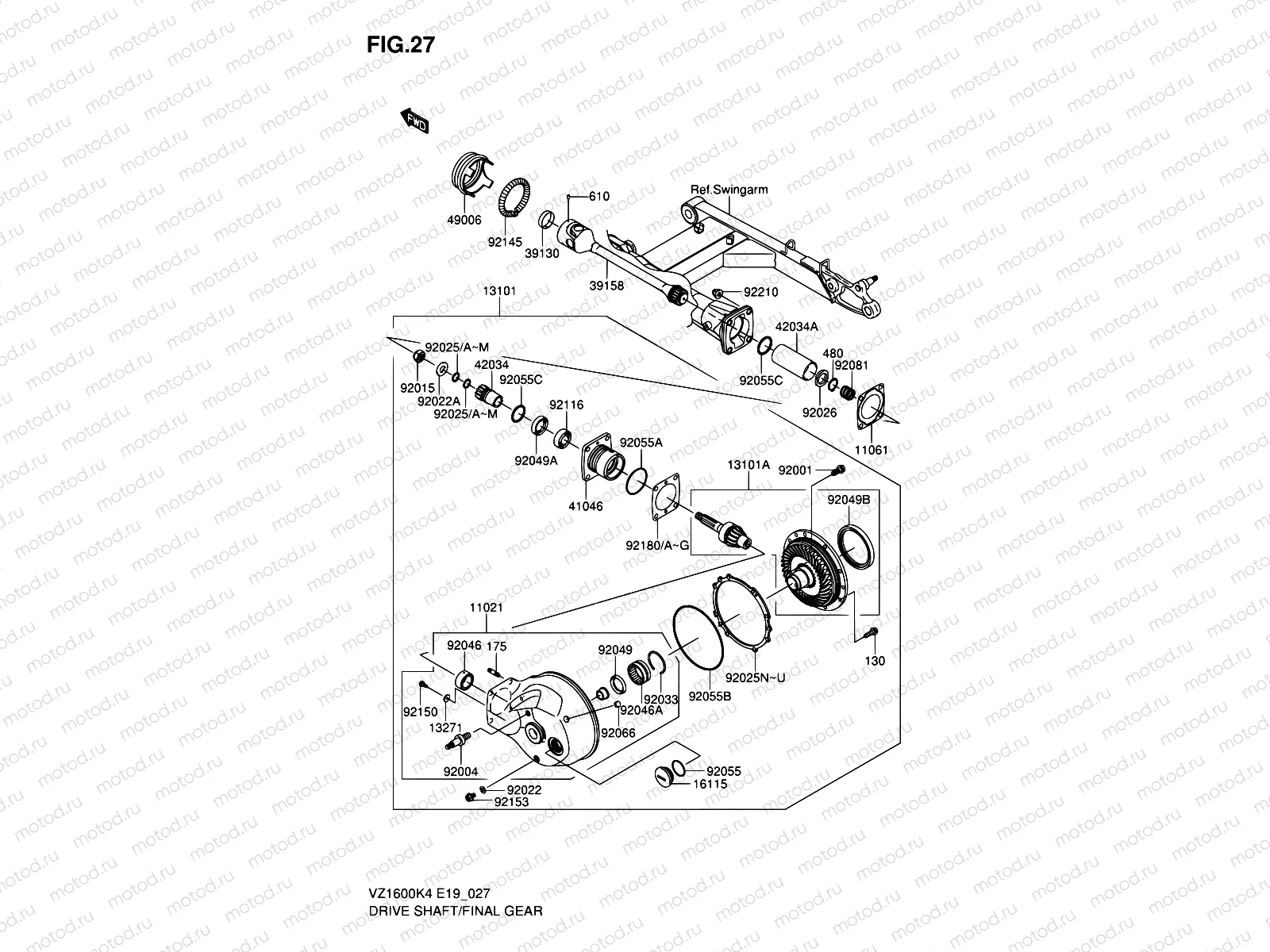 27 - DRIVE SHAFT/FINAL GEAR