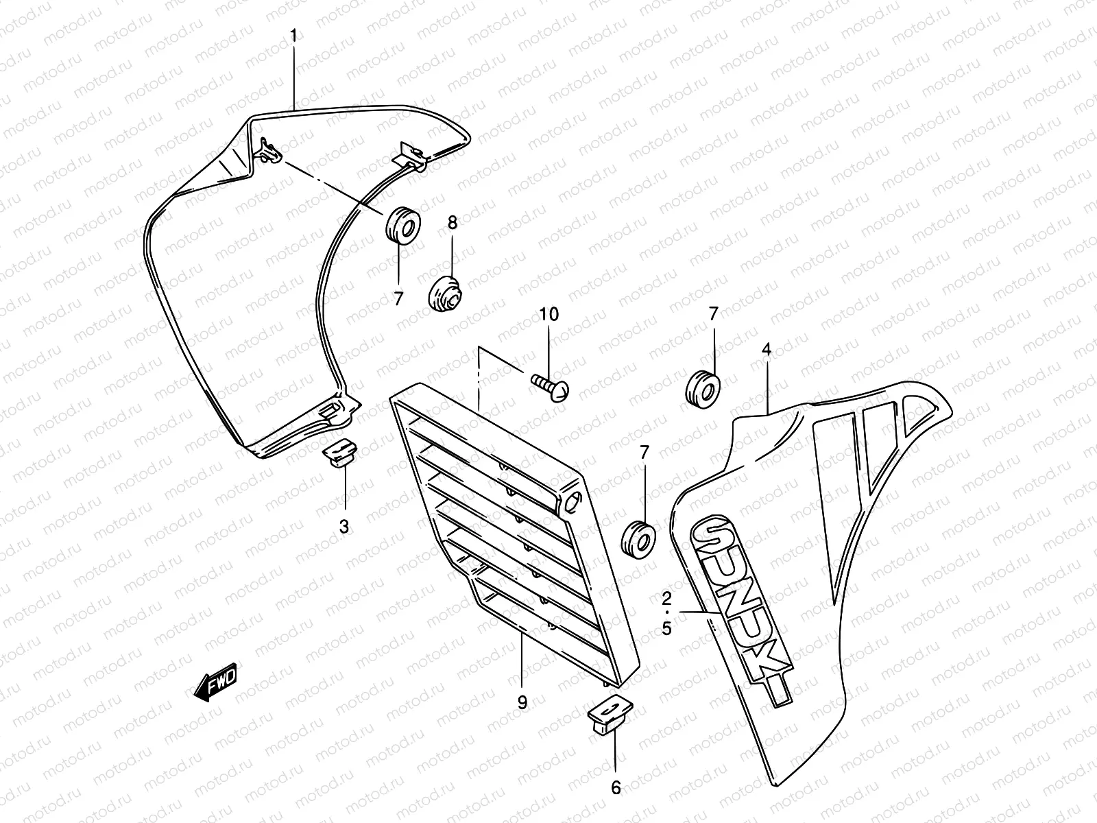 27 - FRAME FRONT COVER