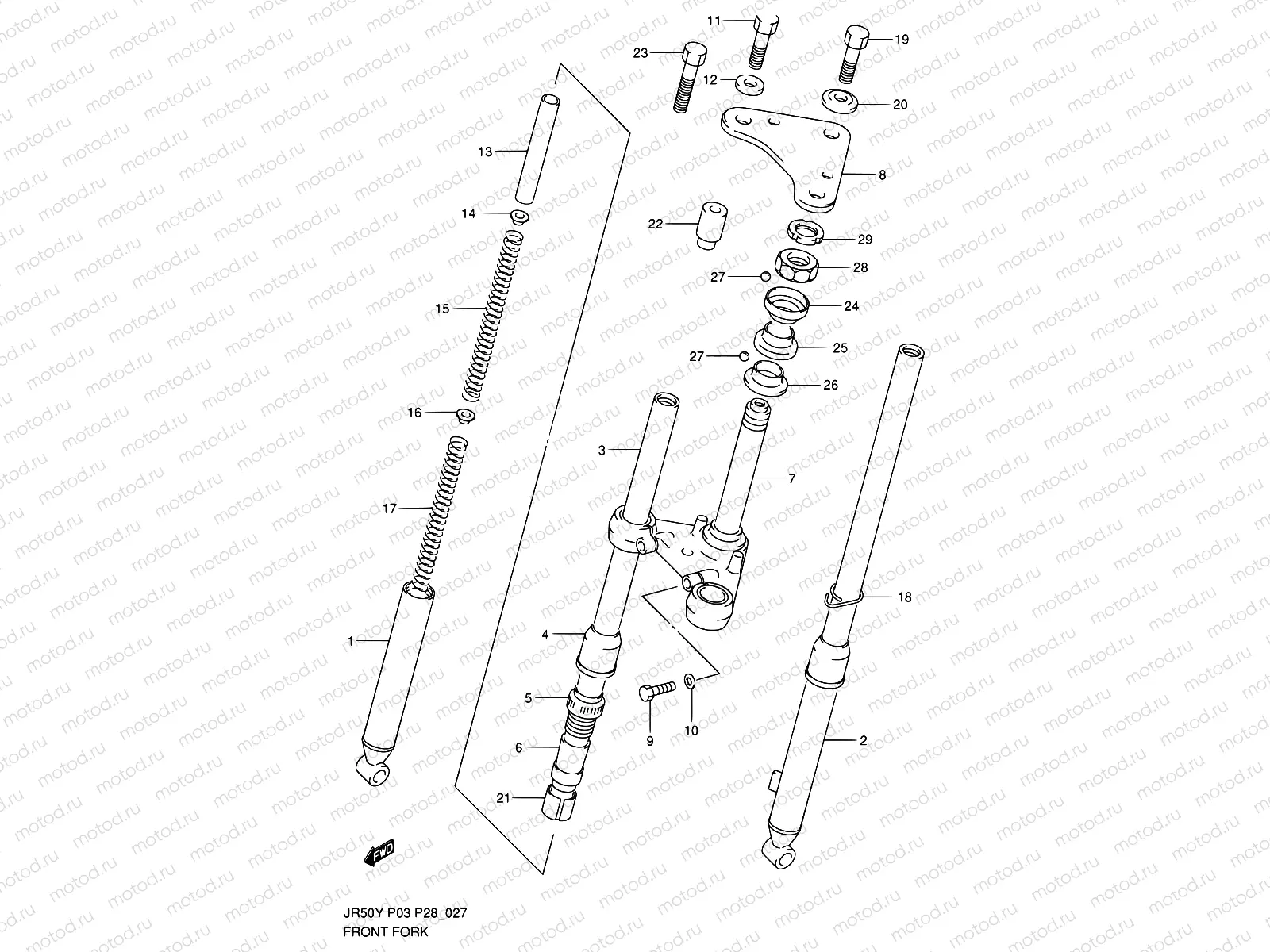 27 - FRONT FORK
