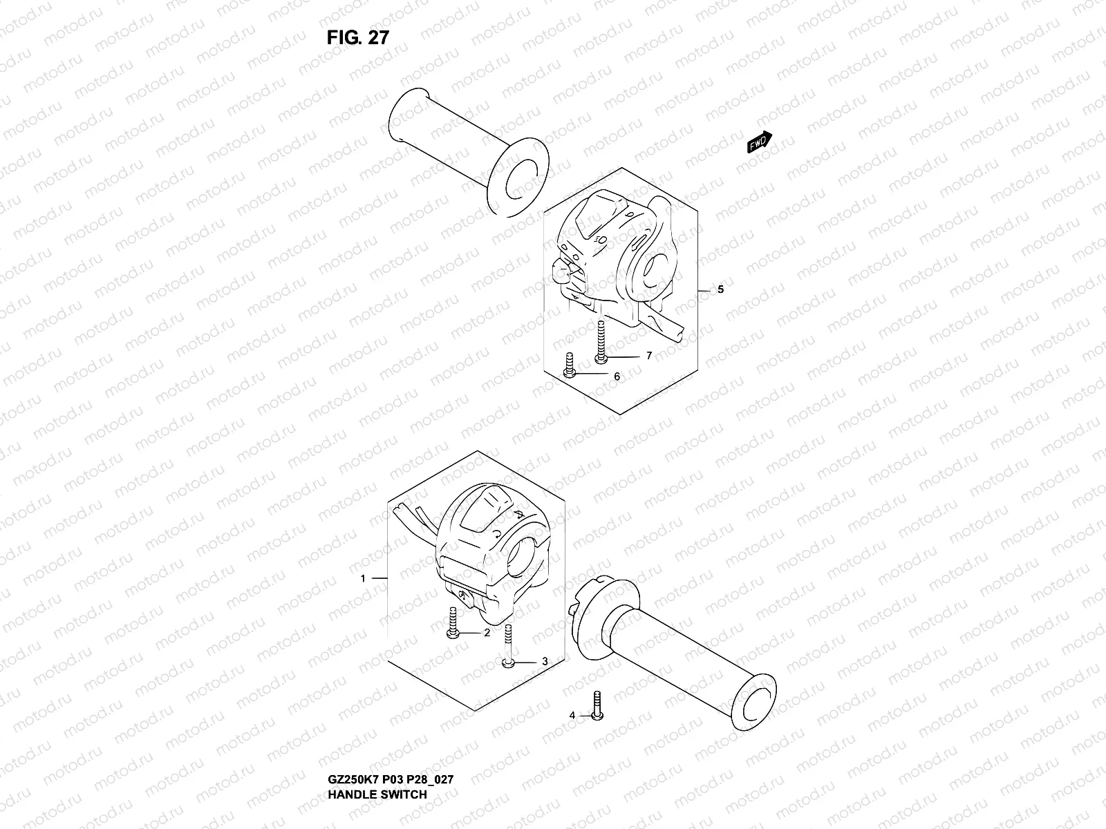 27 - HANDLE SWITCH