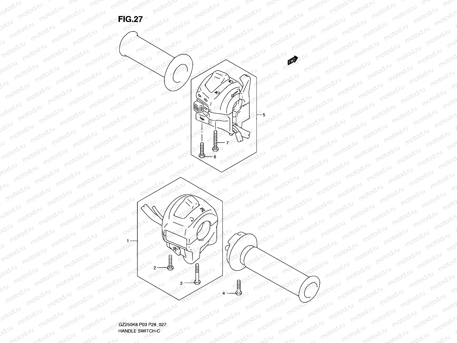 27 - HANDLE SWITCH