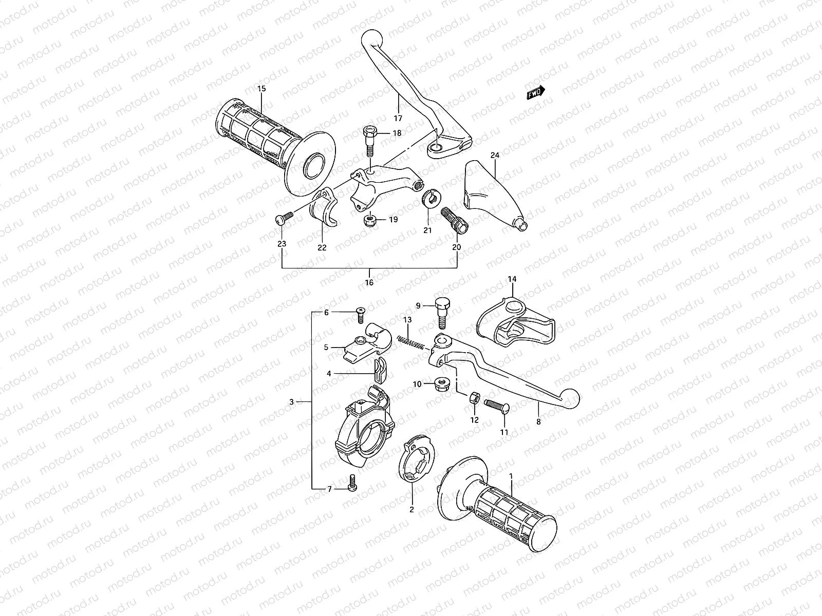 27 - HANDLE SWITCH (MODEL K/L/M)