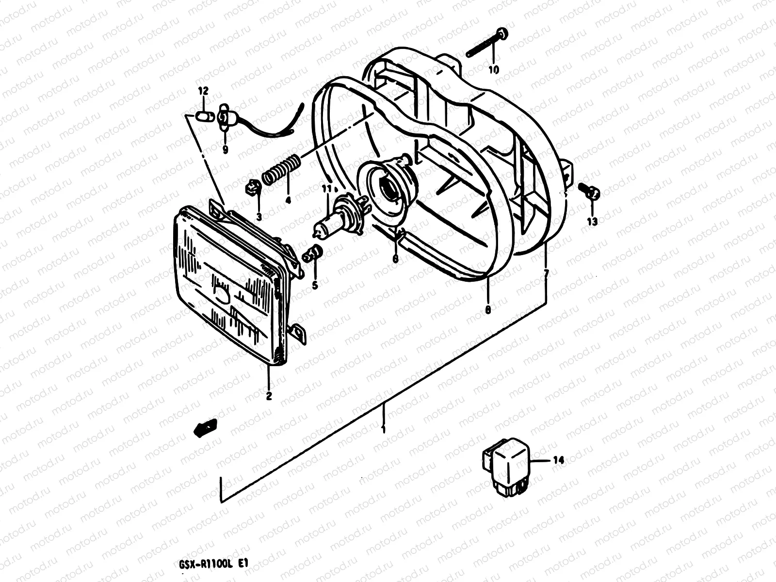 27 - HEADLAMP (MODEL K E18)