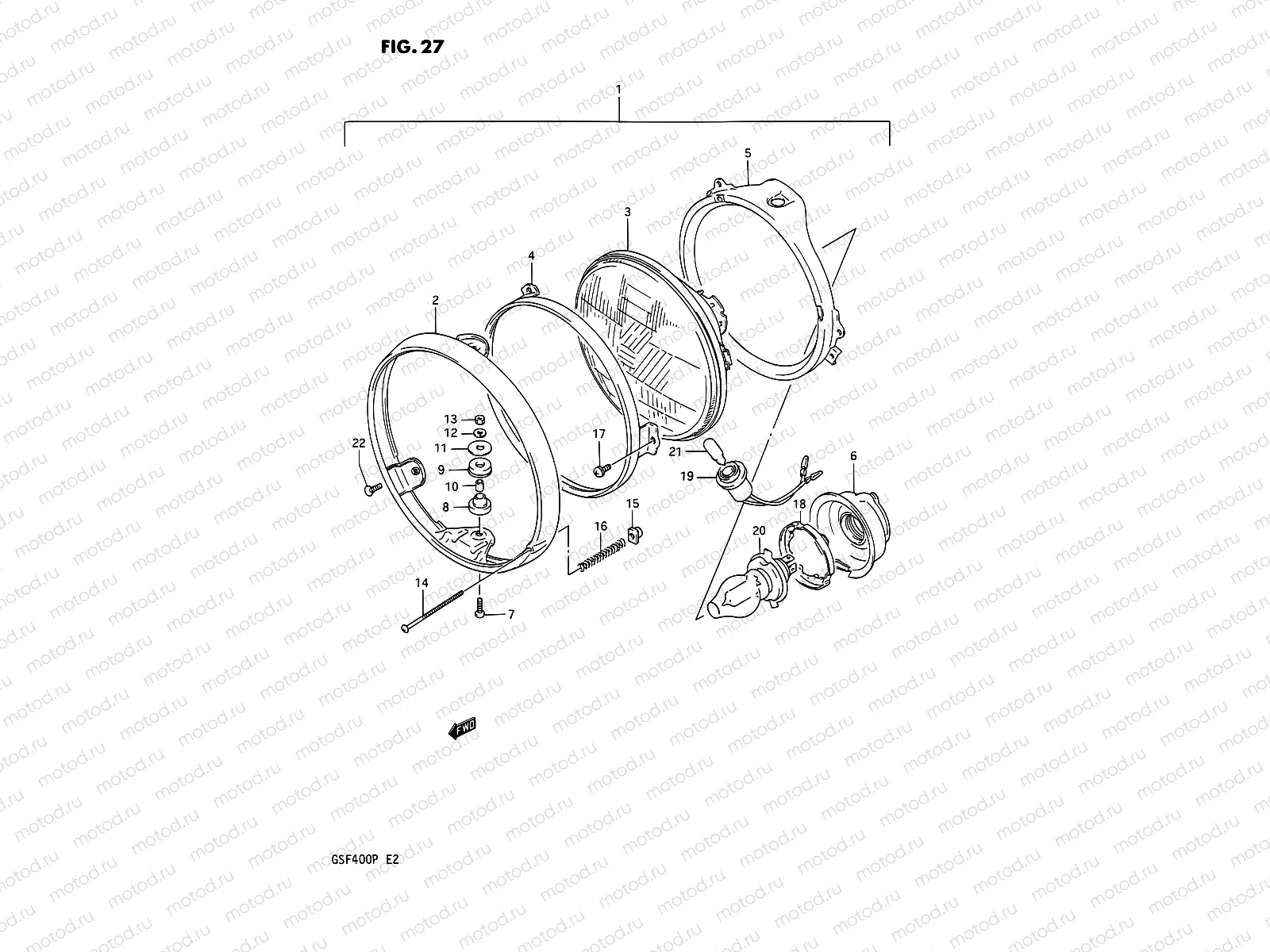 27 - HEADLAMP (MODEL M/N E04,E16,E21,E22,E25,E34,E53)