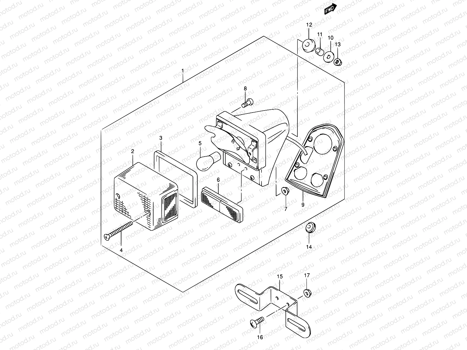 27 - REAR COMBINATION LAMP