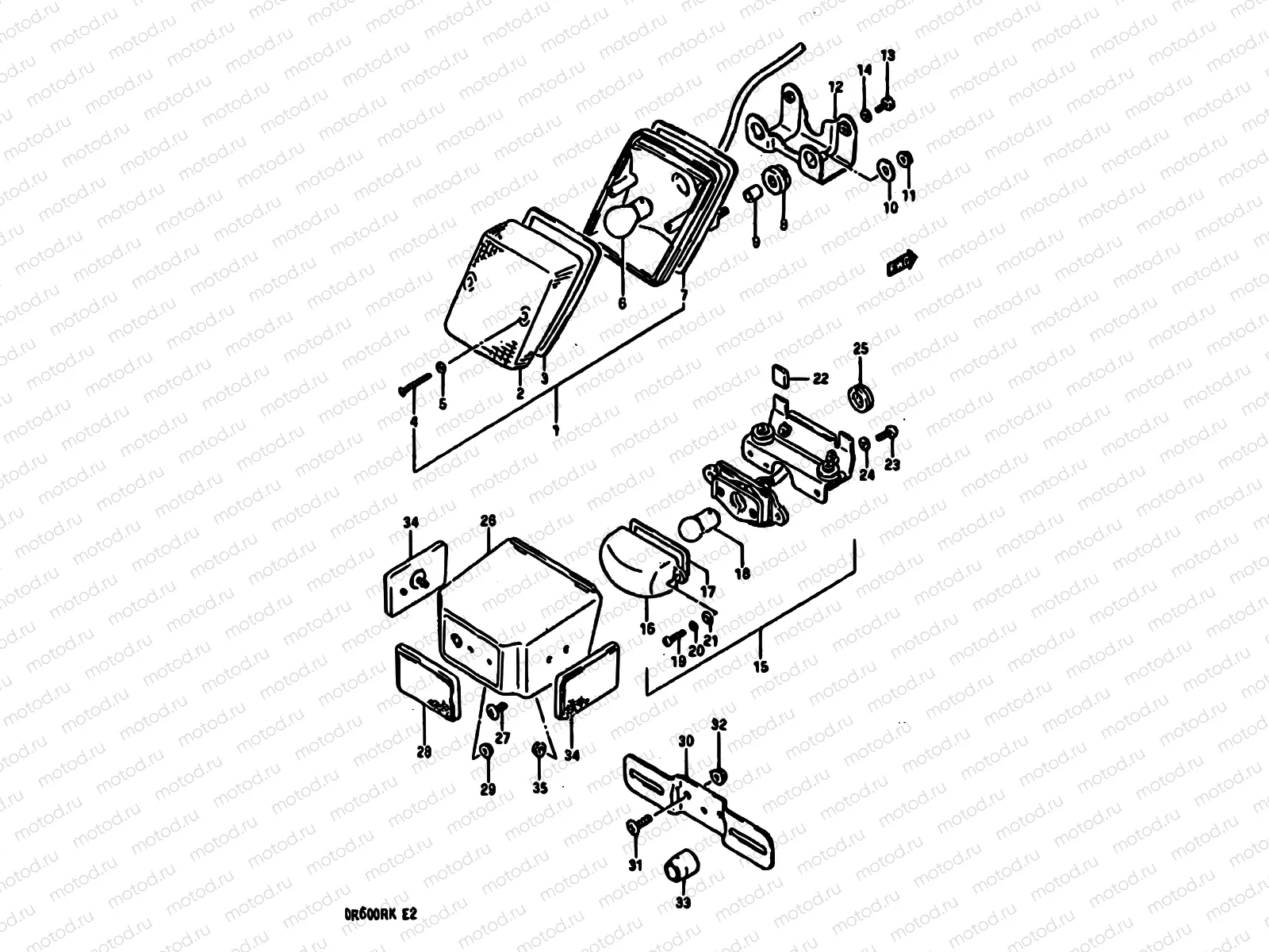 27 - REAR COMBINATION LAMP