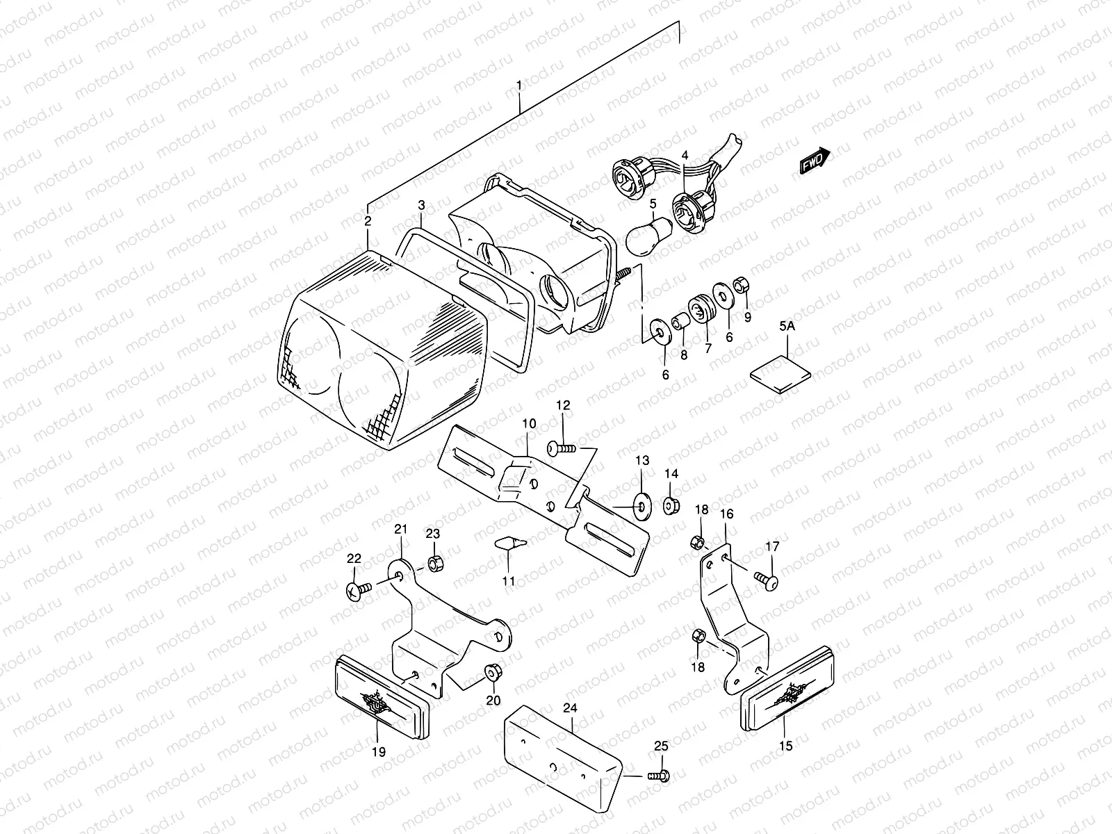 27 - REAR COMBINATION LAMP