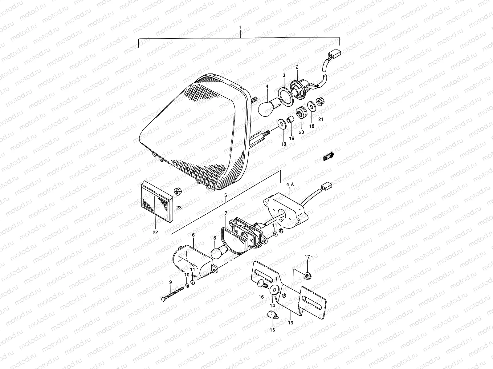 27 - REAR COMBINATION LAMP