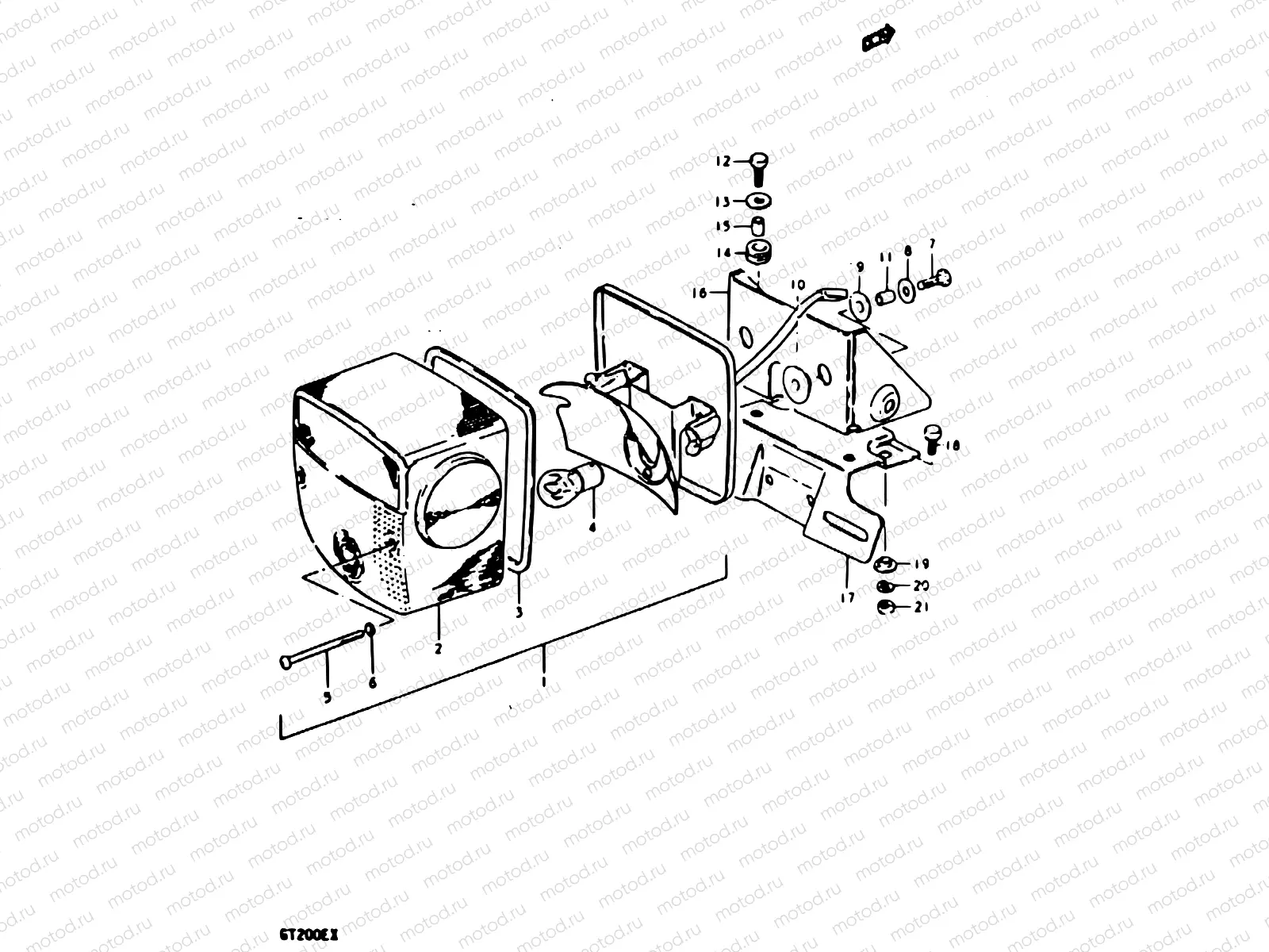 27 - REAR COMBINATION LAMP (E02,E21)