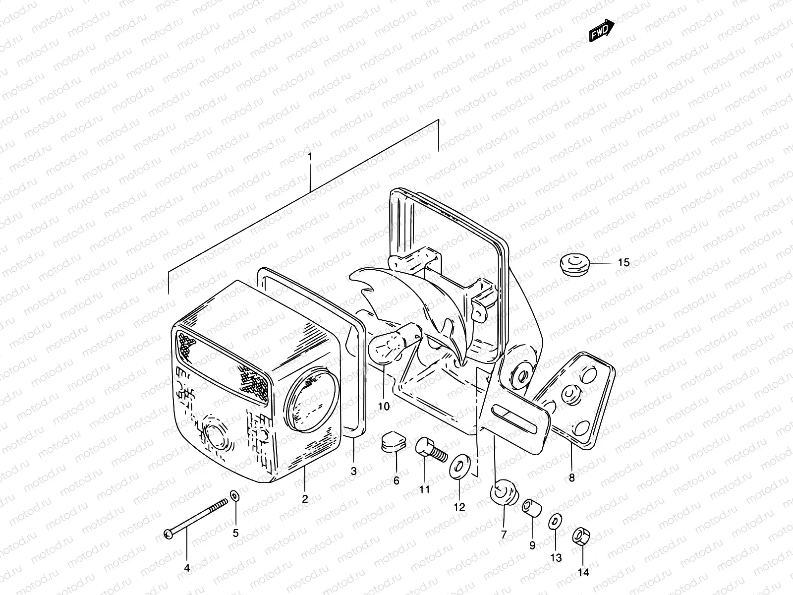 27 - REAR COMBINATION LAMP (E22)