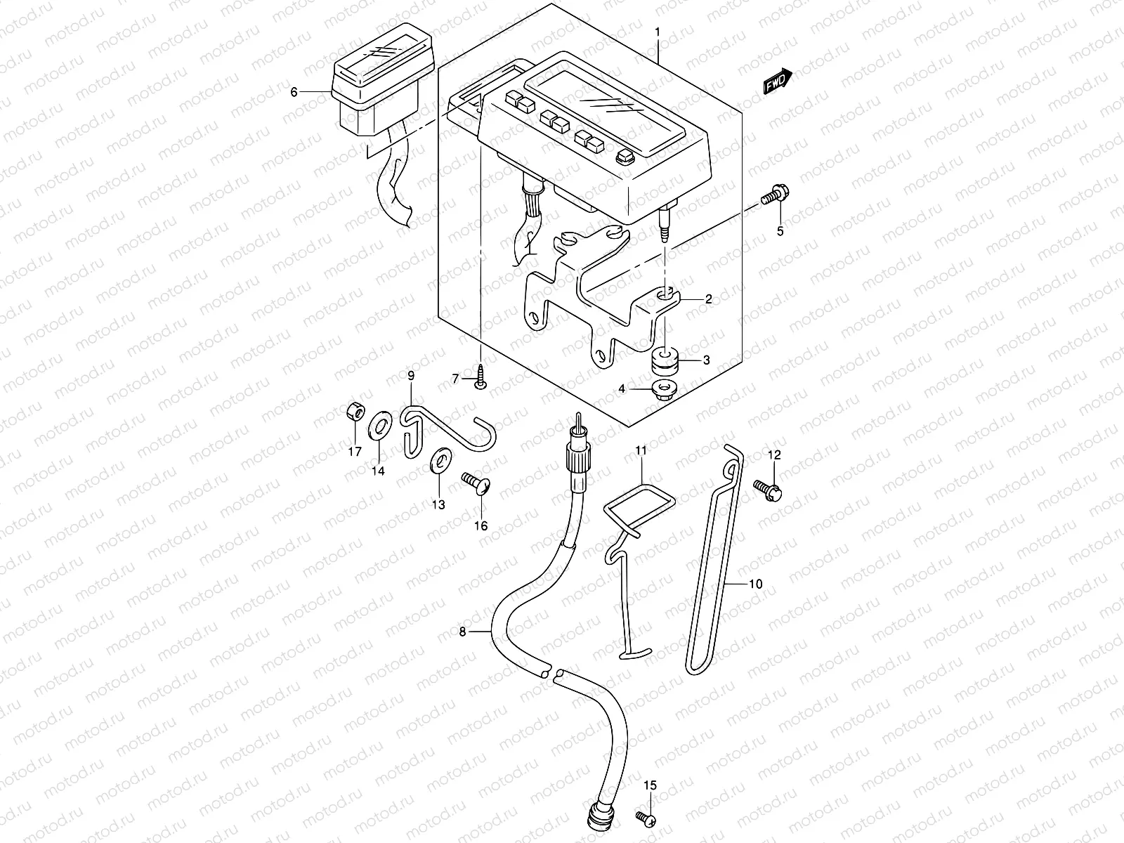 27 - SPEEDOMETER (MODEL K5)