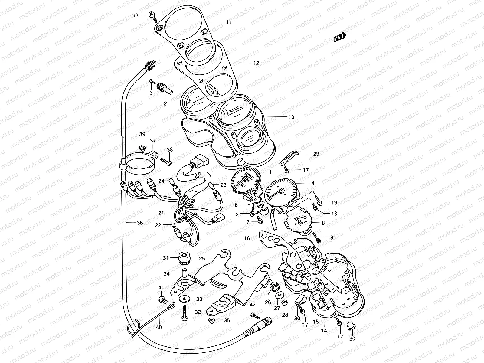 27 - SPEEDOMETER (MODEL N/P)