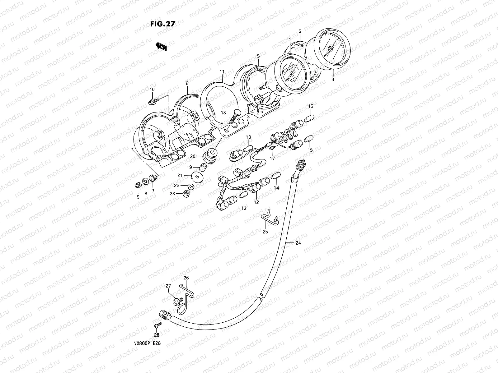 27 - SPEEDOMETER - TACHOMETER