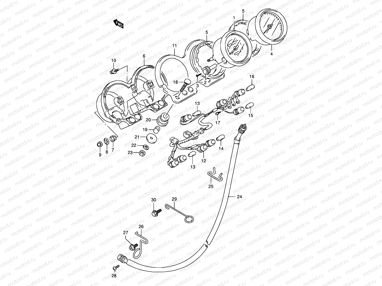 27 - SPEEDOMETER - TACHOMETER