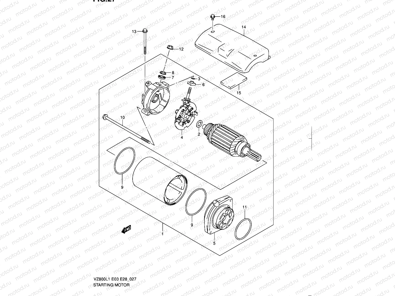 27 - STARTING MOTOR